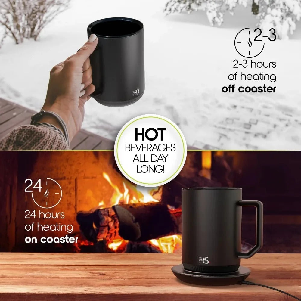 Smart Coffee Mug Warmer Charging Coaster 12 Oz