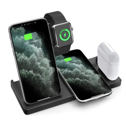 Space-Saving 4-in-1 Fast Wireless Charger