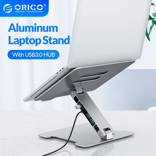 Orico Foldable Laptop Stand with USB3.0 HUB and SD Port