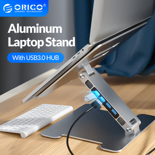 Orico Foldable Laptop Stand with USB3.0 HUB and SD Port