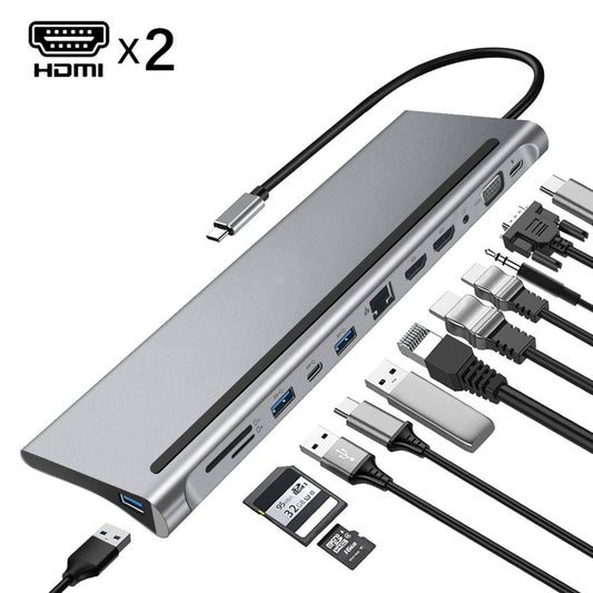 laptop docking station 12-in-1