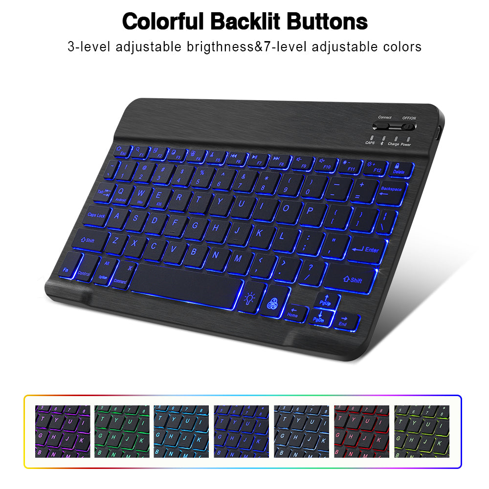 RGB Bluetooth Keyboard and Mouse Rechargeable Wireless Backlight